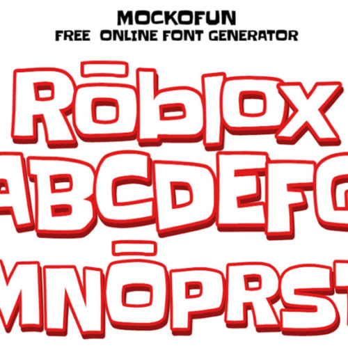 Roblox Font Generator MockoFUN   Roblox Letters 500x500 