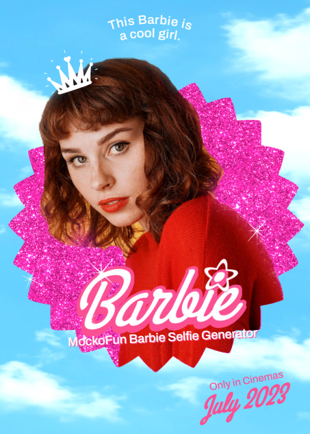 👱‍♀️ Barbie Selfie Generator MockoFUN