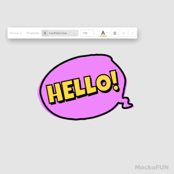 Animated Speech Bubble