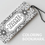 Coloring Bookmark