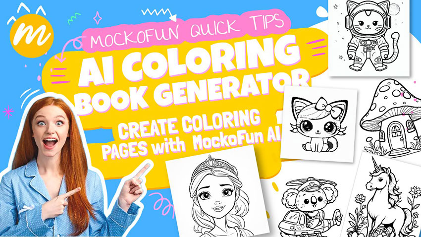 AI Coloring Book Generator