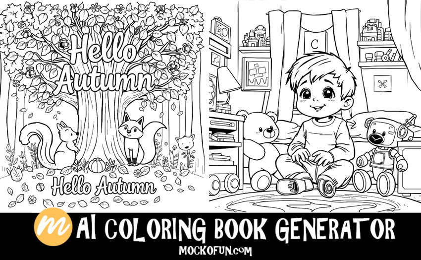 AI Coloring Book Generator