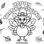 Thanksgiving Coloring Page