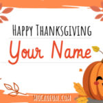 Thanksgiving Name Card