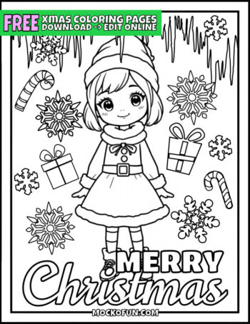 Christmas Coloring Page