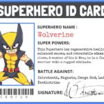 Superhero ID Card