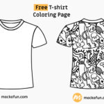 T-shirt Coloring Page