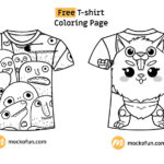 T-shirt Coloring Page