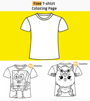 T-shirt Coloring Page